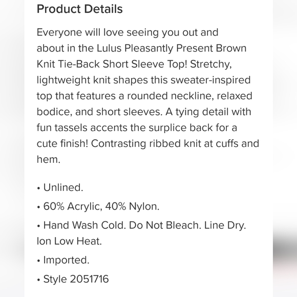 Lulus sweater - Picture 4 of 4